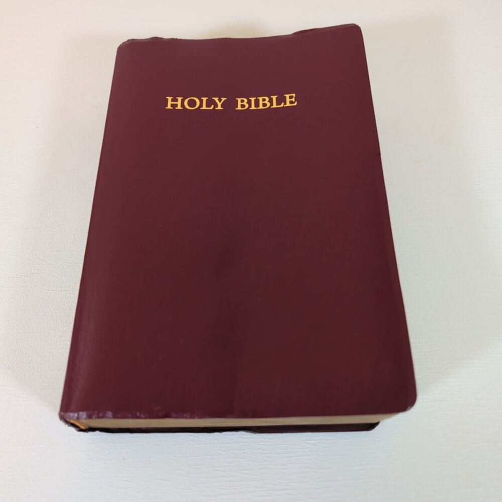 NIV Bible Zondervan New International Version Burgundy